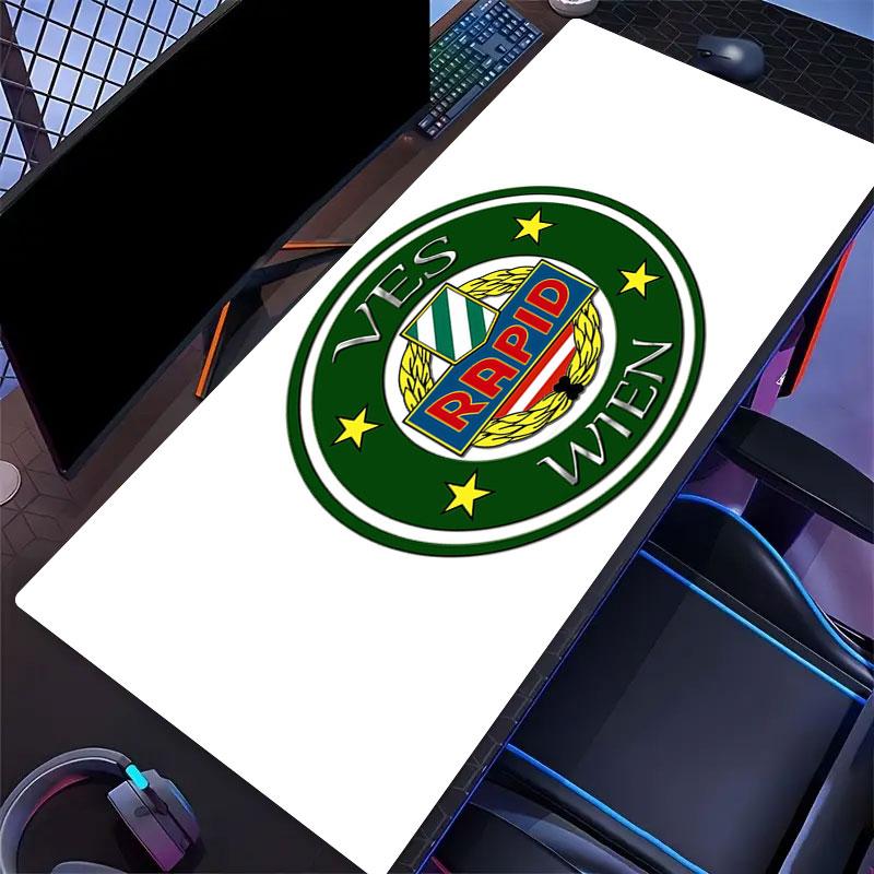 Rapid Vienna Mouse Pad, Large Gaming Desk Mat, Non-slip XXL Mousepad for Laptop & Tablet, Mini PC Playmat with Stitched Edges
