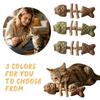 Fishbone Toy with and Mint, Chewing Stick for Play and Teething