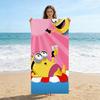 Big-eyed Cute Creature Hawaii Vacation Beach Towel Quick-drying Suitable for Beach Vacation Pool Gym Yoga Gift for Friend Family