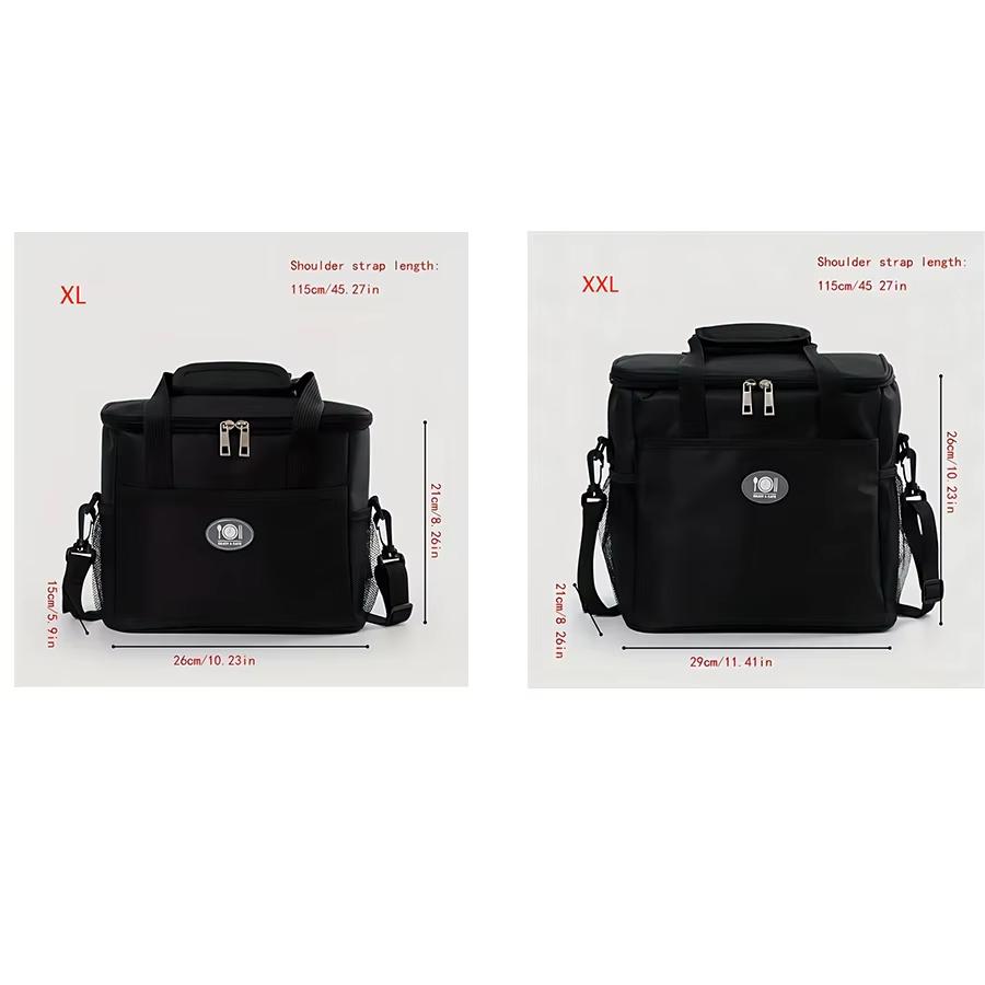Insulated Lunch Bag,Reusable Freezer Cooler Bag,Office School Picnic Beach,Adjustable Shoulder Strap,Suitable For Kids/Adults