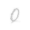 Sophisticated Heart Shaped Ring For Women Adjustable And Trendy Silver Plated Fashion Jewelry