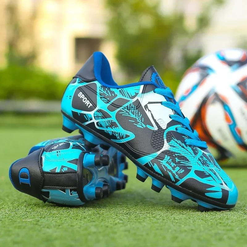 Youth Sports Shoes Student Children's Non-slip Soccer Shoes Artificial Grass Ag Spikes To Play Football Shoes