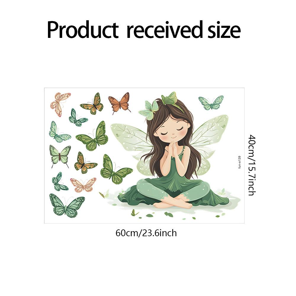 

Сказочная бабочка цветок сказочная спальня крыльцо настенный фон украшающий стикер стены 40*60cm/fun-e139