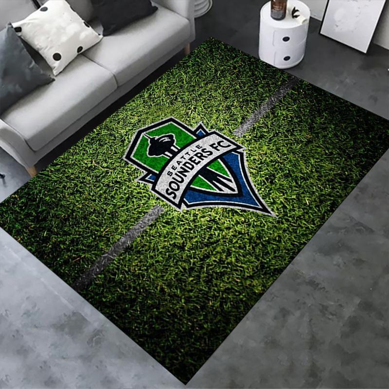 Seattle Sounders FC Carpet Rug for Living Room Bedroom Home Sofa Decoration,Kids play Non-slip Floor Mat