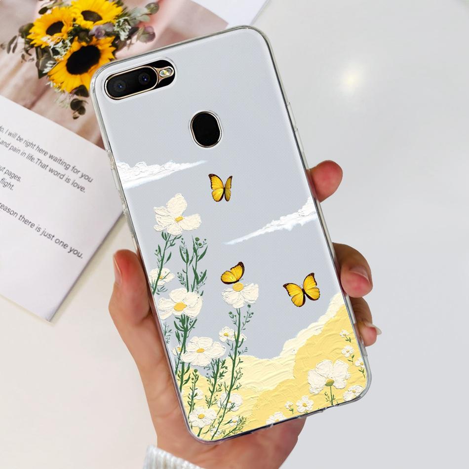 For OPPO A5S Case Cute Pattern Soft Silicone TPU Cover Cases For Oppo A5Ss AX5s A 5S CPH1909 CPH1920 CPH1912 Phone Shell Bumper
