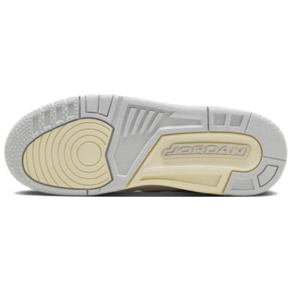 Jordan Legacy 312 Cushioning Slip Resistant Abrasion Resistant Low Top Vintage Basketball Shoes Women's Silver Gray HJ3483-101(Team32-)