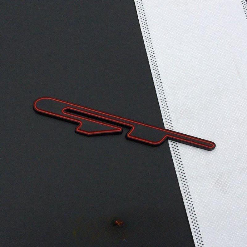 3D Car GT Line Design Fender Rear Trunk Body Emblem Badge Sticker For Peugeot For Kia K9 Forte Ceed Cerato RIO K3 K5 Accessories