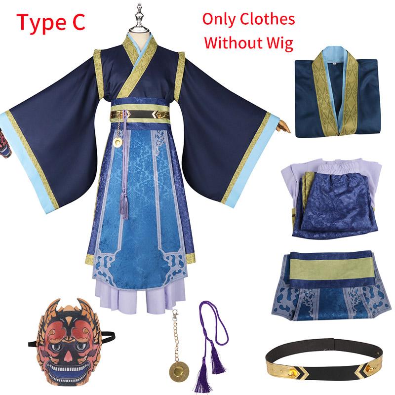 Jinshi Cosplay Kostīms Parūka Anime Aptiekāra