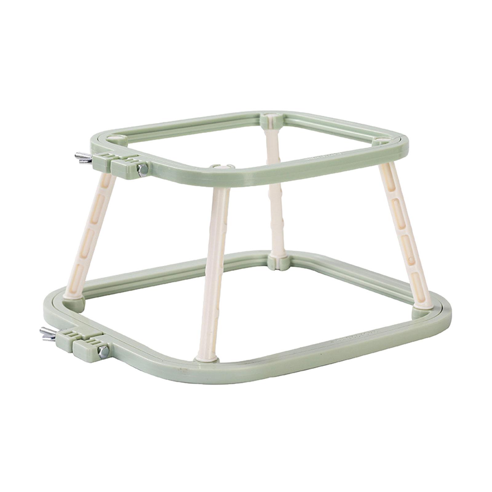 

Двухслойные пяльцы для вышивания Настольные пяльцы для вышивания Регулируемые пяльцы для вышивки крестом Швейный инструмент для любителей рукоделия зелёный