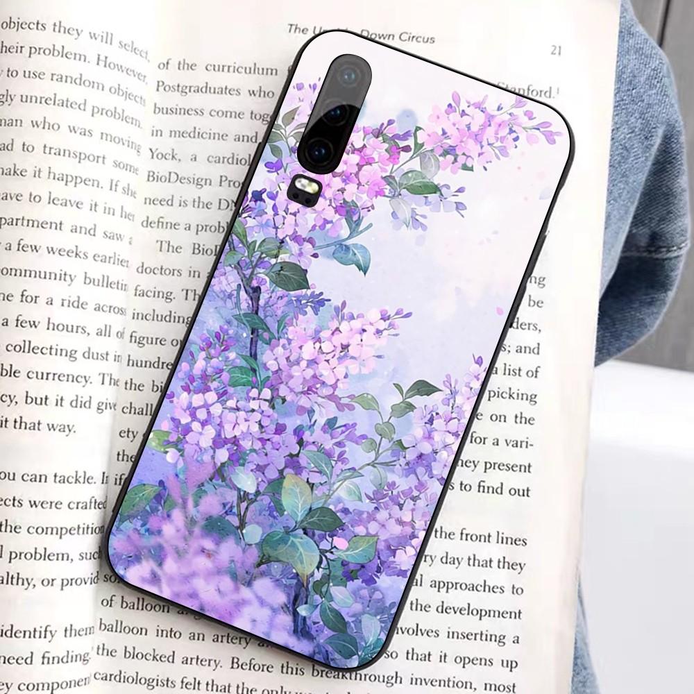 

Purple lavender floral flower Phone Case For Huawei Honor 10 lite 9 20 7A 9X 30 50 60 70 pro plus Soft Silicone Cover Huawei Honor 20 lite