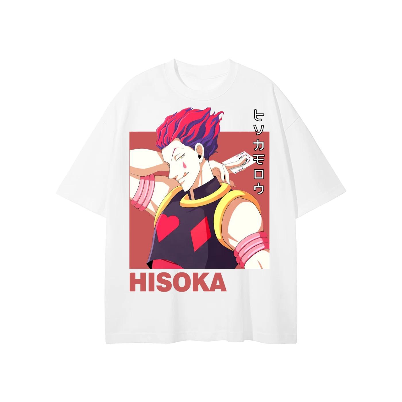 Hunter x Hunter Hisoka Morow T-Shirt Manga Anime Hisoka Graphic Tee All Size 130