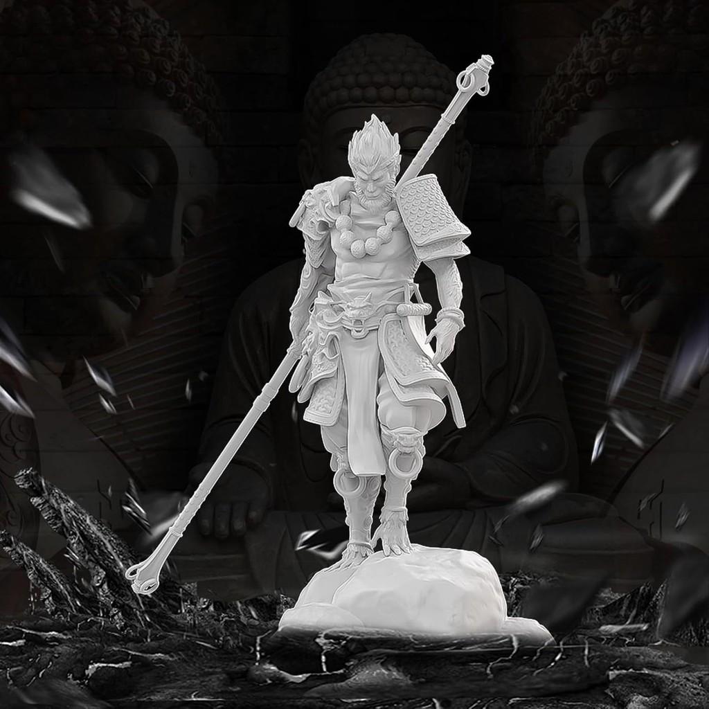 3d Manufacturer Direct Wholesale Black Myth Wukong Statue Chinese Son Goku Keychain Model