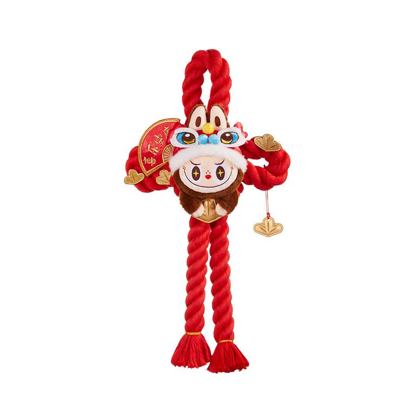 

New POP MART Golden Snake Festival Collection Labubu Plush Door Hanging Trend-Based Products PPMT-2412-0043 Merch Charm