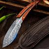 Multi-Purpose Kitchen Knife Boning Knife Feather Pattern Knife With Sheath Stainless Steel Fruit Knives Chef Knife Meat Cleaver