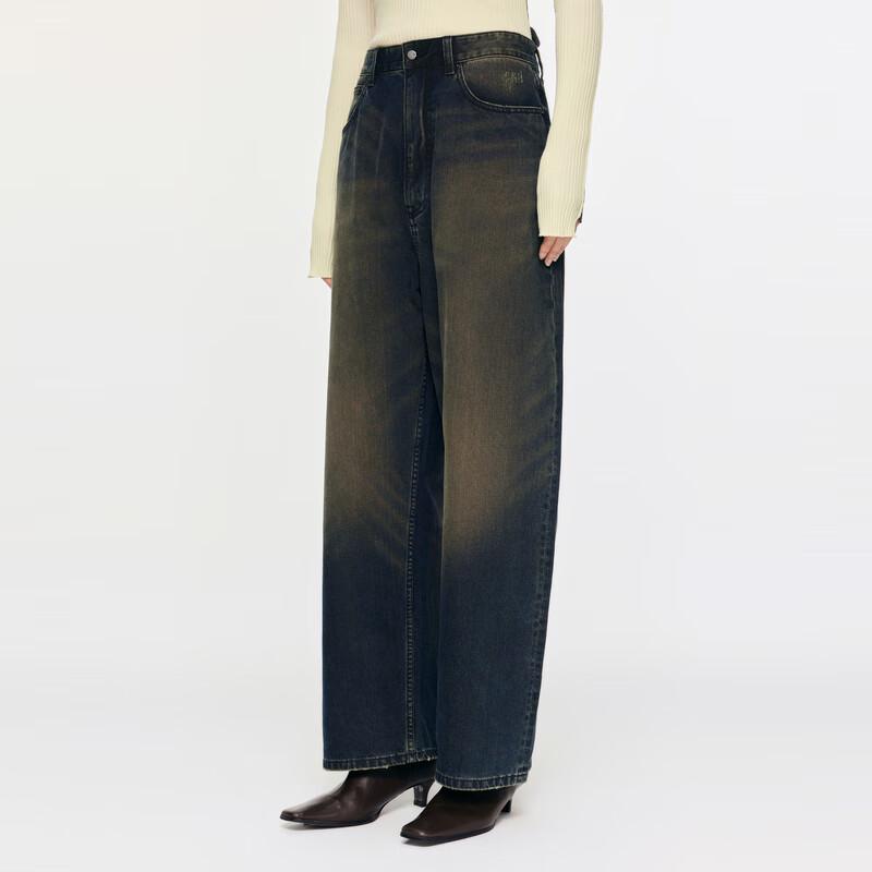 

JNBY 2024 Fall Wide-Leg Denim Jeans L