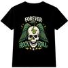 Rock N Roll TShirt Skull Graphic Tee Music Punk Gothic Metal Biker Gift Top