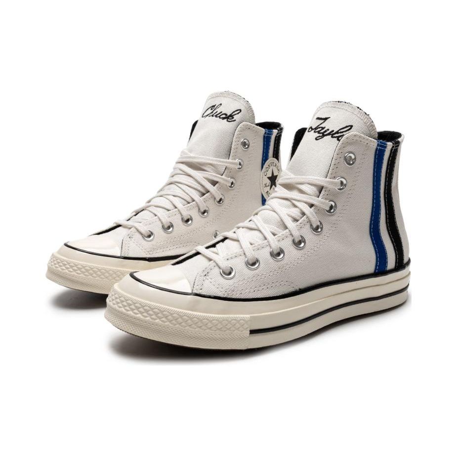 Converse Chuck 70 Casual High-Top Canvas Sneakers Unisex Sneakers White Blue A08725