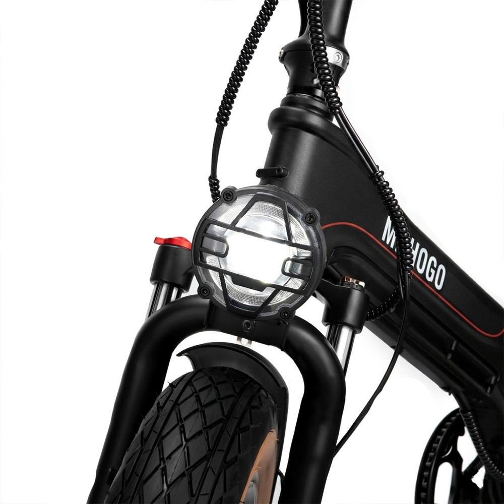 MIHOGO One Electric Bicycle 20" Tire 1000W Peak Motor Dual Disc Brakes 7 Speed LED Display 48V 29Ah Foldable City E-Bike Max Load 180kg