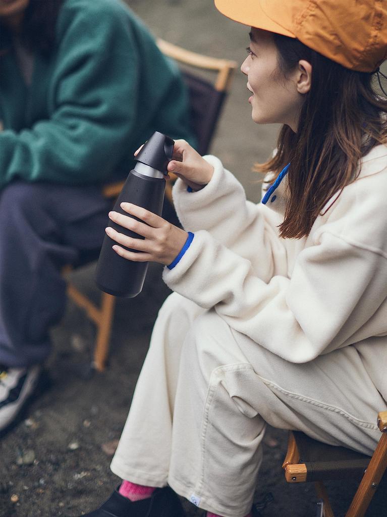 Kinto Trail Tumbler 580ml Sand Beige Vacuum Double Structure Effect 20212 Heat/Cold