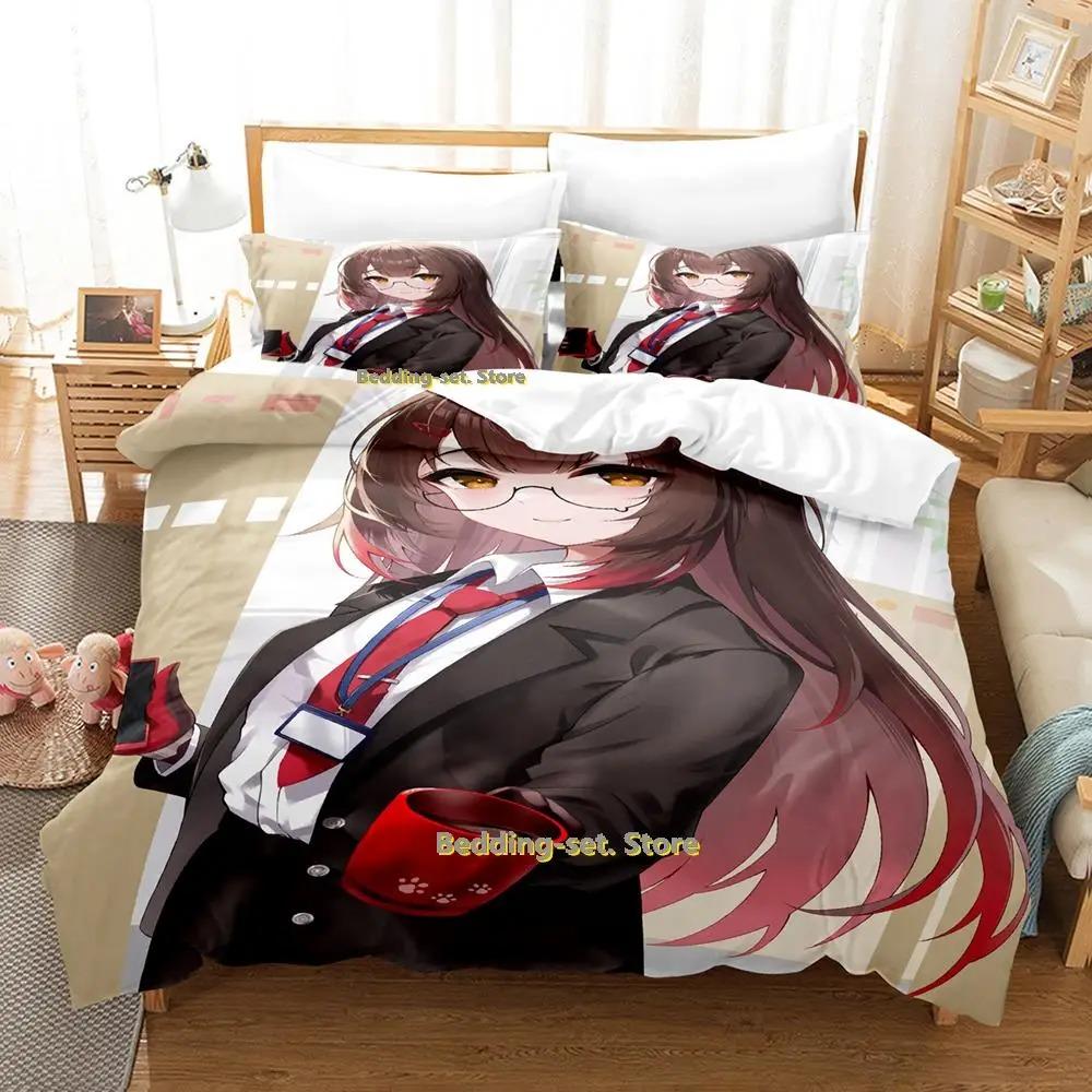 

Kawaii Girl Roboco-san Vtuber Постельное белье Single Twin Full Queen King Size Bed Set Adult Kid Bedroom Duvetcover Sets Anime Bed 70x133cm 2pcs