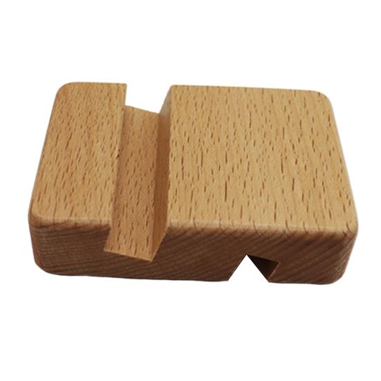 Mobile Phone Holder Multifunctional Anti-slip Steady Universal Wooden Smartphone Support Portable Beech Wood