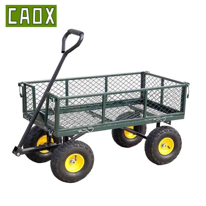CAOX Foldable Mesh Flatbed Hand Cart