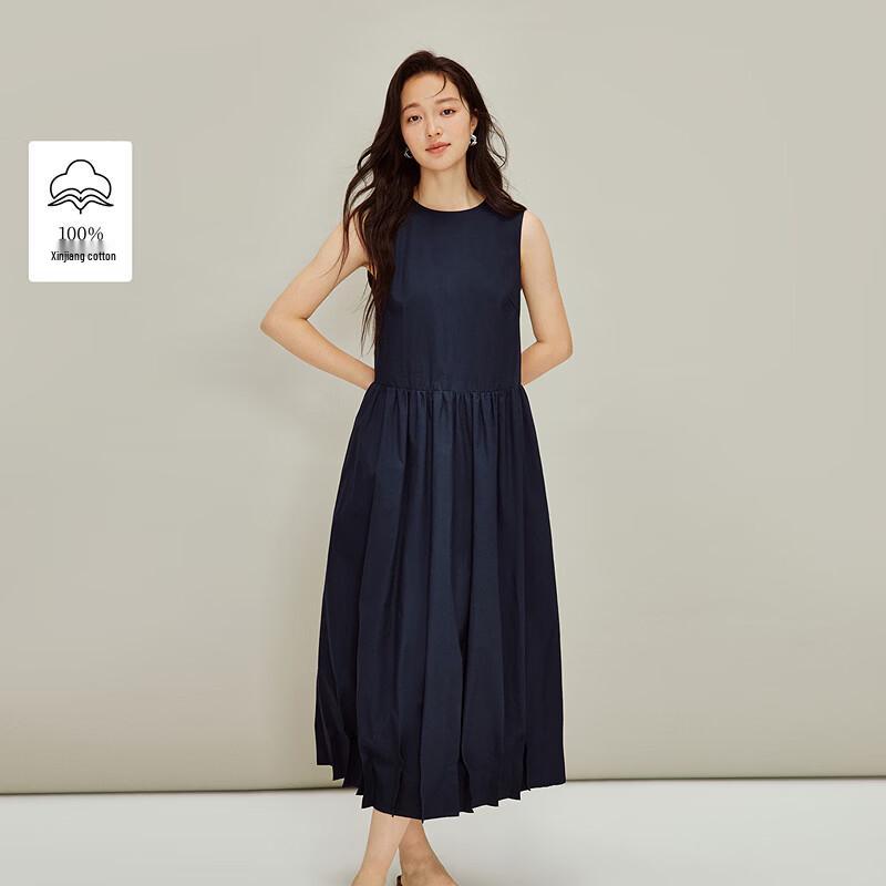 Женское платье-трапеция без рукавов INMAN S