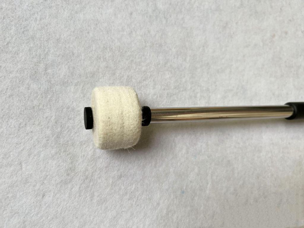 Professional Stainless Steel Bass Drum Mallet for Marching Band