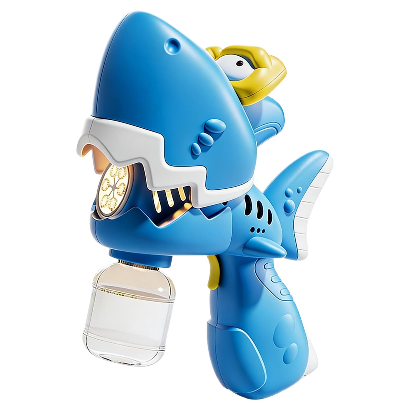 

Electric Bubble Machine Toy Shark Design Battery Not Included Gift Box Packaging Suitable for Outdoor Indoor Use Kids Bubble Blower One Size синий