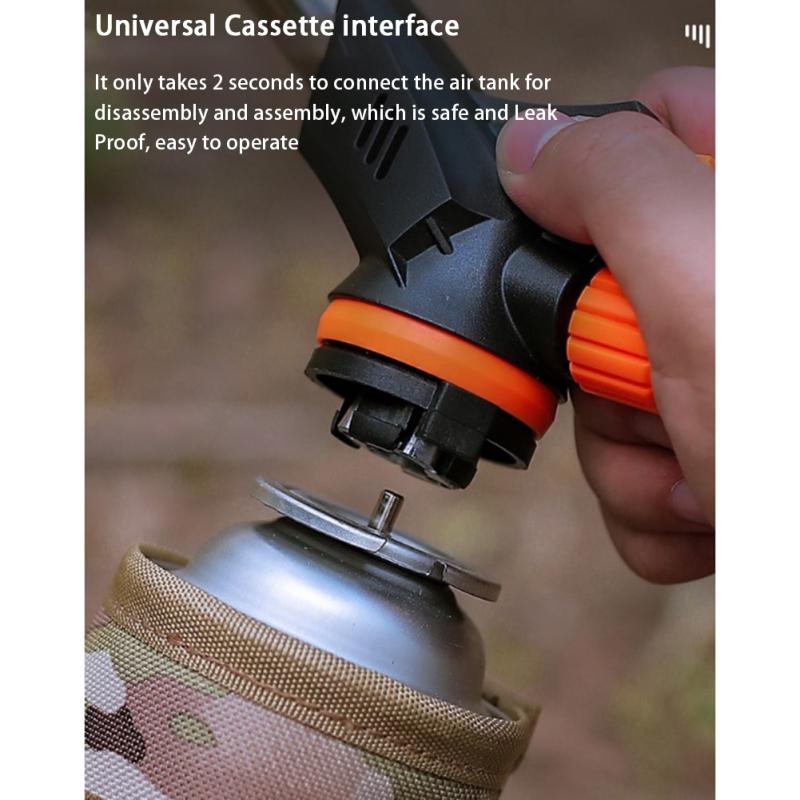 Outdoor Bbq Ignition Spray Gun Stainless Steel Leak Proof Fully Automatic Electronic Lighter Picnic