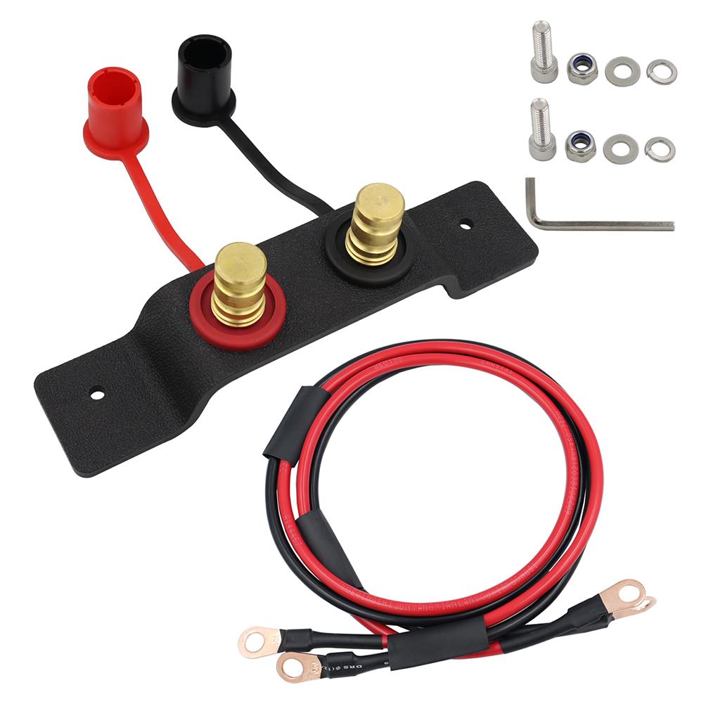 

Переносная клемма для прикуривания аккумулятора для UTV Can Am Maverick X3, клеммы для прикуривания автомобильного аккумулятора, наборы инструментов для зарядки с кабелем чёрный