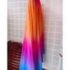 Flowing Long Skirt Gradient Belly Dance Skirt Women Classical Dance Performance Costume Sun Skirt