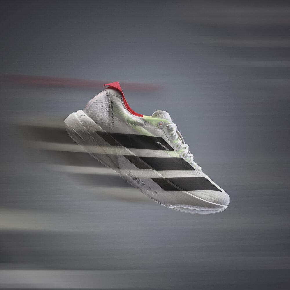 adidas Adizero Adios Pro 4 Белый Черный Красный (Женский) 36