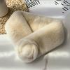 Elegant Double-sided Otter Rabbit Hair Scarf Korean Version Temperament Flower Mother Female Fur Scarf Female Winter Warm Magnetic Buckle