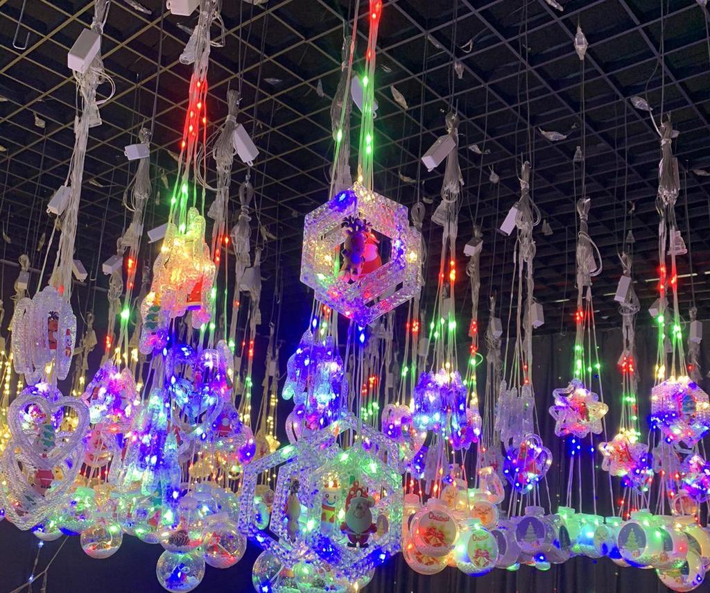 Samsung LED Curtain String Lights - Stars & Moon Decoration for Festivals