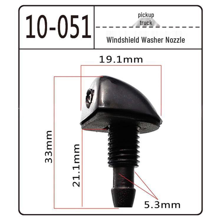 Compatible Windshield Washer Nozzle for Mercedes-Benz & Toyota