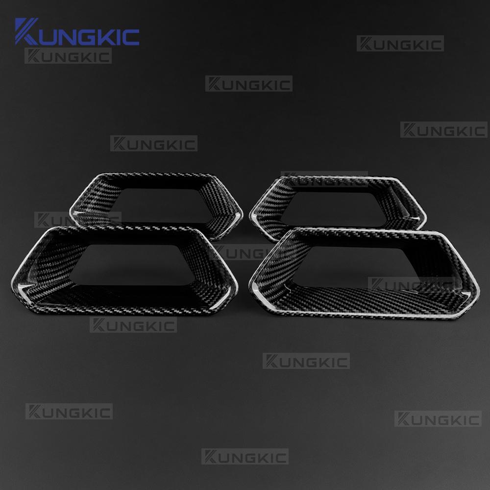 For Cupra Formentor 2025-2025 For Cupra Leon/Cupra Born/Ateca 2020-2025 Real Hard Dry Carbon Fiber Car Seat Frame Interior Trim