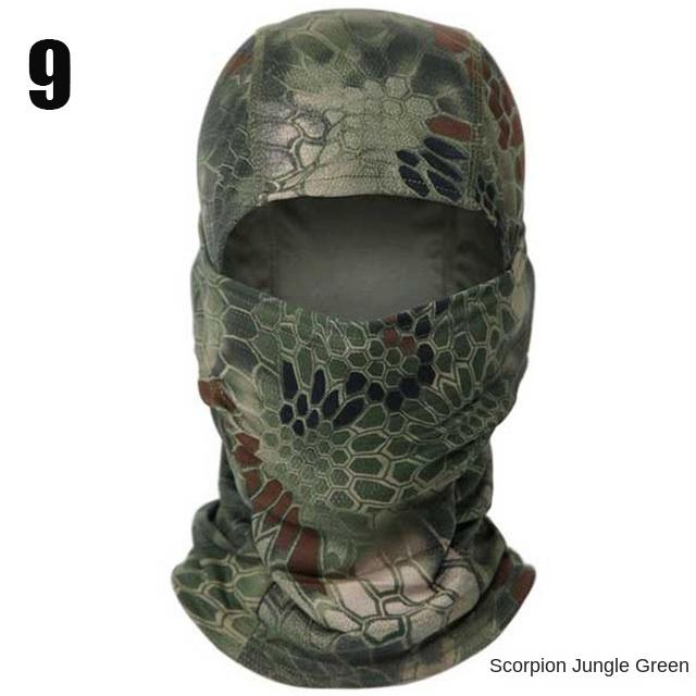 Camouflage Balaclava Full Face Scarf Ski Bicycle Full Face Cover Winter Neck Head Warmer Tactical Airsoft Cap Helmet Liner