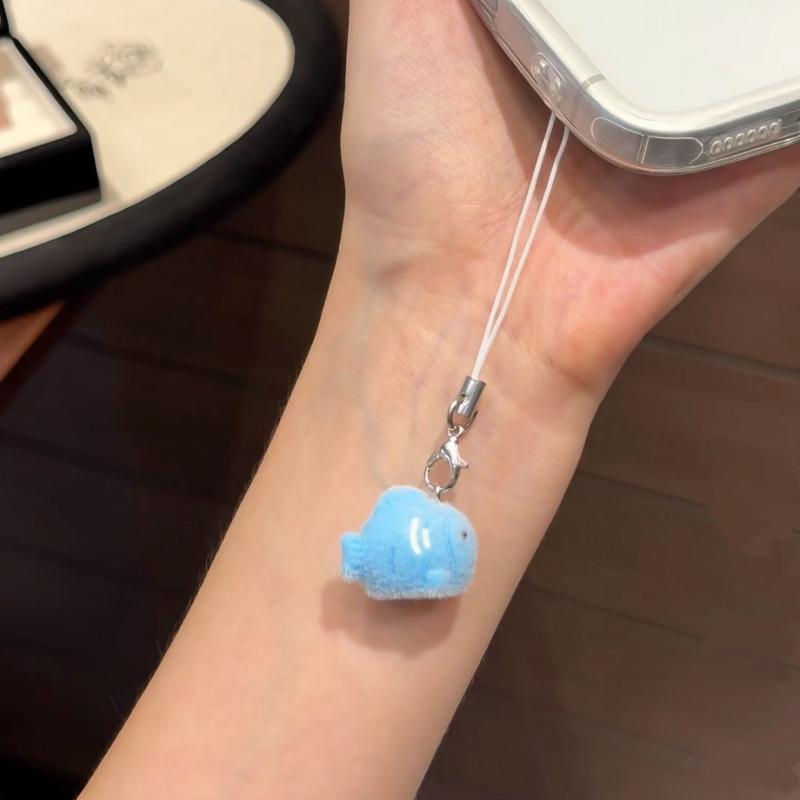 

Милый мультяшный пушистый маленький рыбка бусина подвеска брелок кавайи бусины мобильный телефон цепочка украшение аксессуары подарки A3