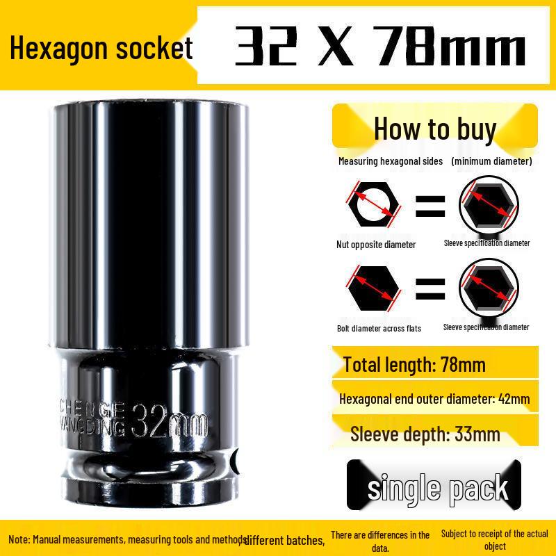 Electric Hex Wrench & Screwdriver Set, 8-32mm - Includes Socket Head, Extension, Air Gun, & Copper Components