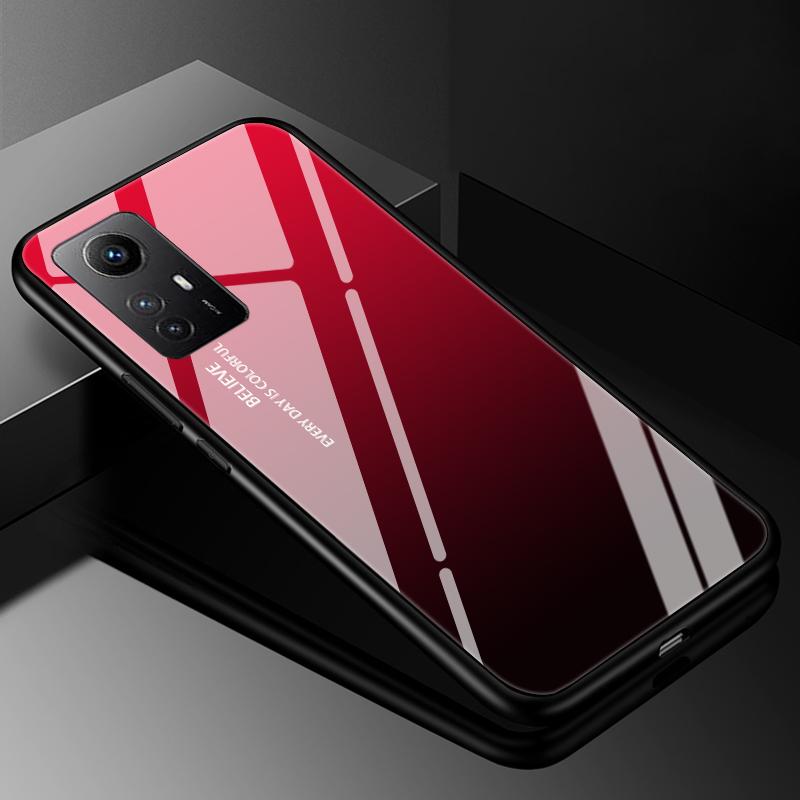 

Загартоване Скло Чохол для Xiaomi 12T 13T Pro Кришка Жорсткий Чохол для Xiaomi Mi 11 10 T Pro 10t 12 12x 12t 13 Lite 5G Чохол ТПУ Бампер For Mi 11 Lite