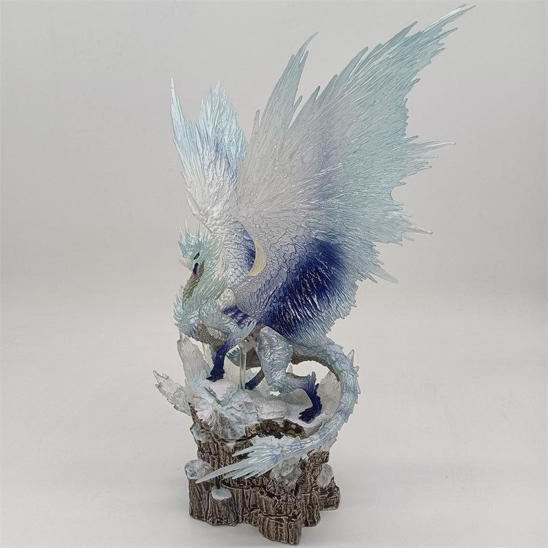 Game the Monster Hunter Iceborne Velkhana Jin-Ouga Kushala Daora Gore Magala Brachydios Dragon PVC Statue Figure Model Toys