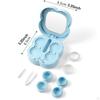 Contact Lens Case with Cleaner Washer Lightweight Travel Size Self Cleaning
