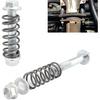 M10X1.25X75Mm Exhaust Bolts And Nuts Kit,Includes 2 Sets Exhaust Manifold Bolts+Exhaust Springs+Nuts+Gaskets,Auto Parts Replacement Exhaust Bolt And