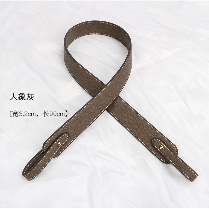 Cow Leather Bag Straps H Bag Women Handbag Handle Wide Belt Shoulder Crossbody Bag Strap Genuine Leather Strap Bag Part Custom