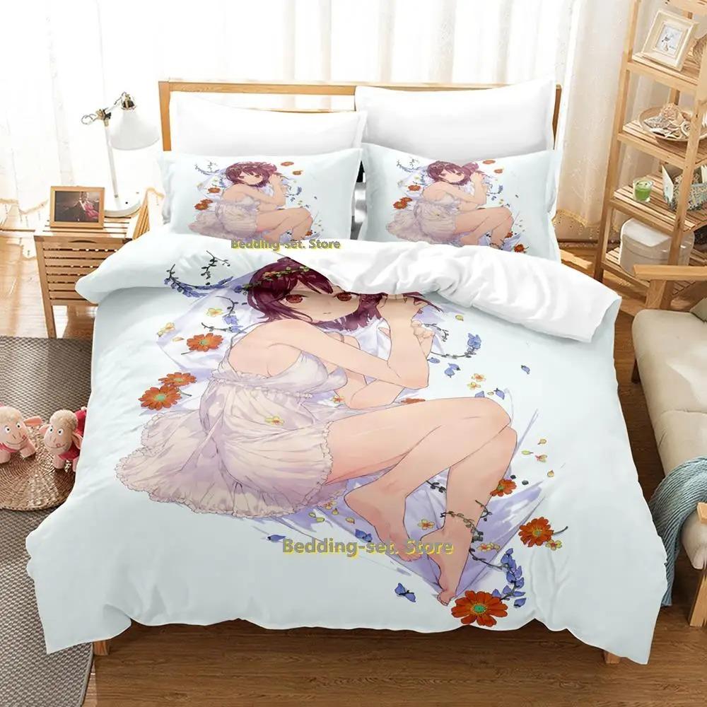 New Atelier Sophie Bedding Set Cartoon Anime three-piece set Adult Kid Bedroom Duvetcover Sets queen bedding set