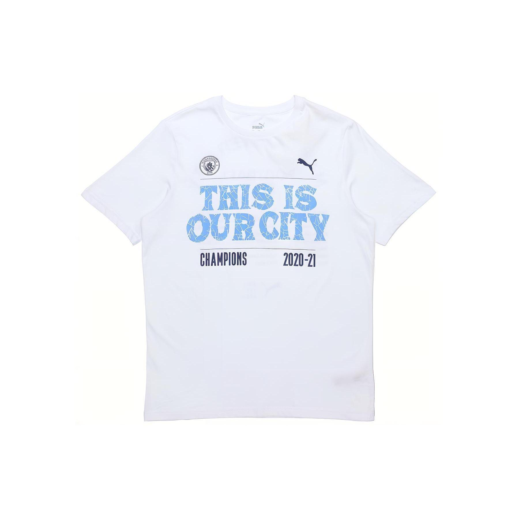 PUMA Manchester City 20/21 Winner T-Shirt White Men s 768843-01 XXL