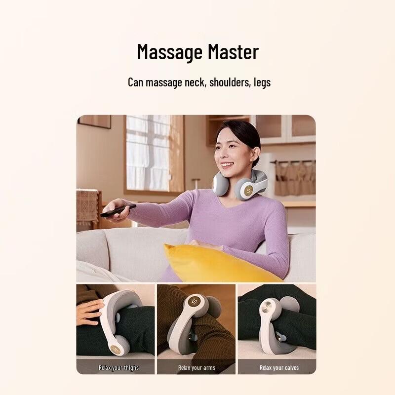 SKG N5-3 U-shaped Neck and Shoulder Massager with Heat CN Plug (adapter Included)