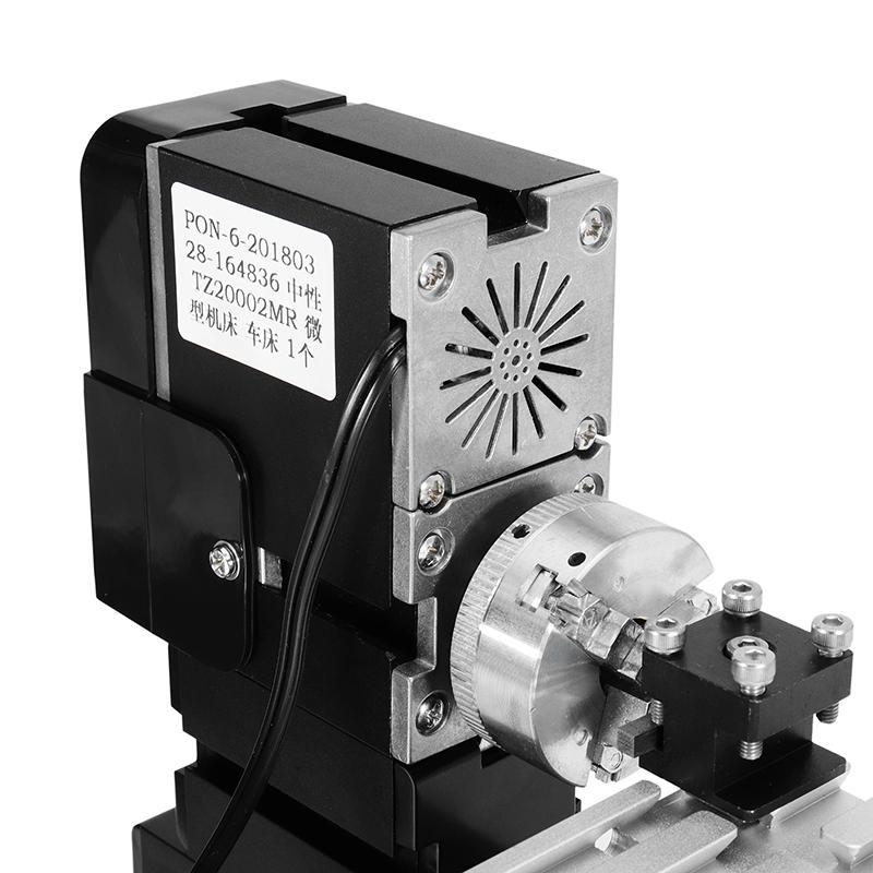 12V DC 60W 12000rpm Milling Machine Mini Metal Rotating Lathe DIY Woodwork Wood Lathe Model Making Tool Kit