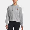 Under Armour Heavyweight Terry Cartoon Letter Logo Print Hoodie Women Hoodie Gray 1379834-011